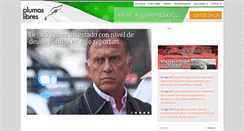 Desktop Screenshot of plumaslibres.com.mx