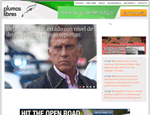 Tablet Screenshot of plumaslibres.com.mx